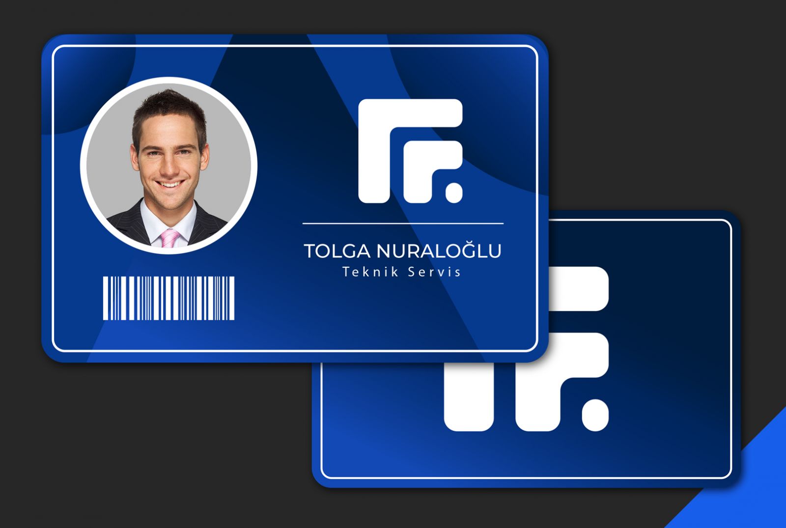 Re-transfer kart baskı örneği